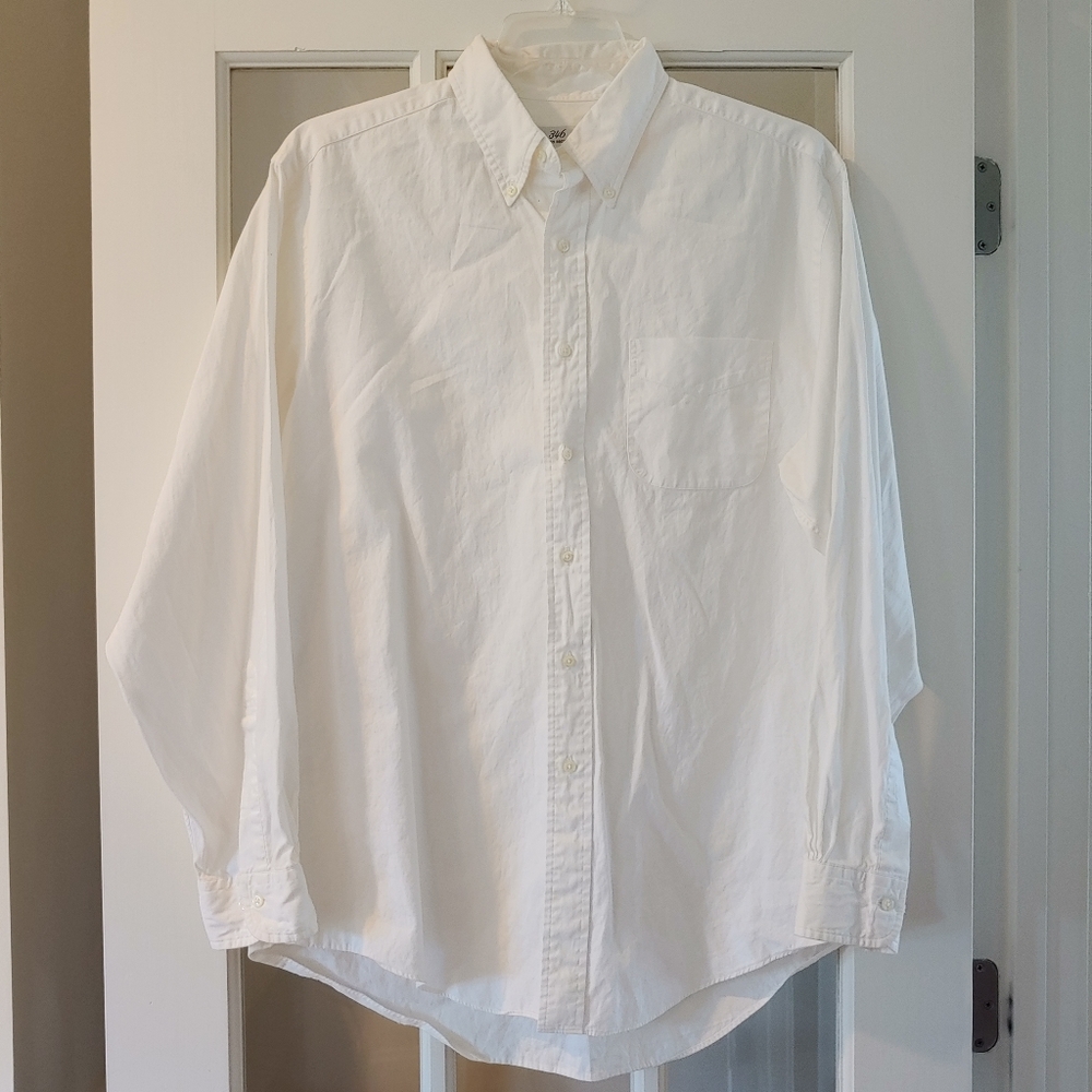 Brooks Brothers White Button down shirt